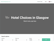 Tablet Screenshot of besthotelsglasgow.com